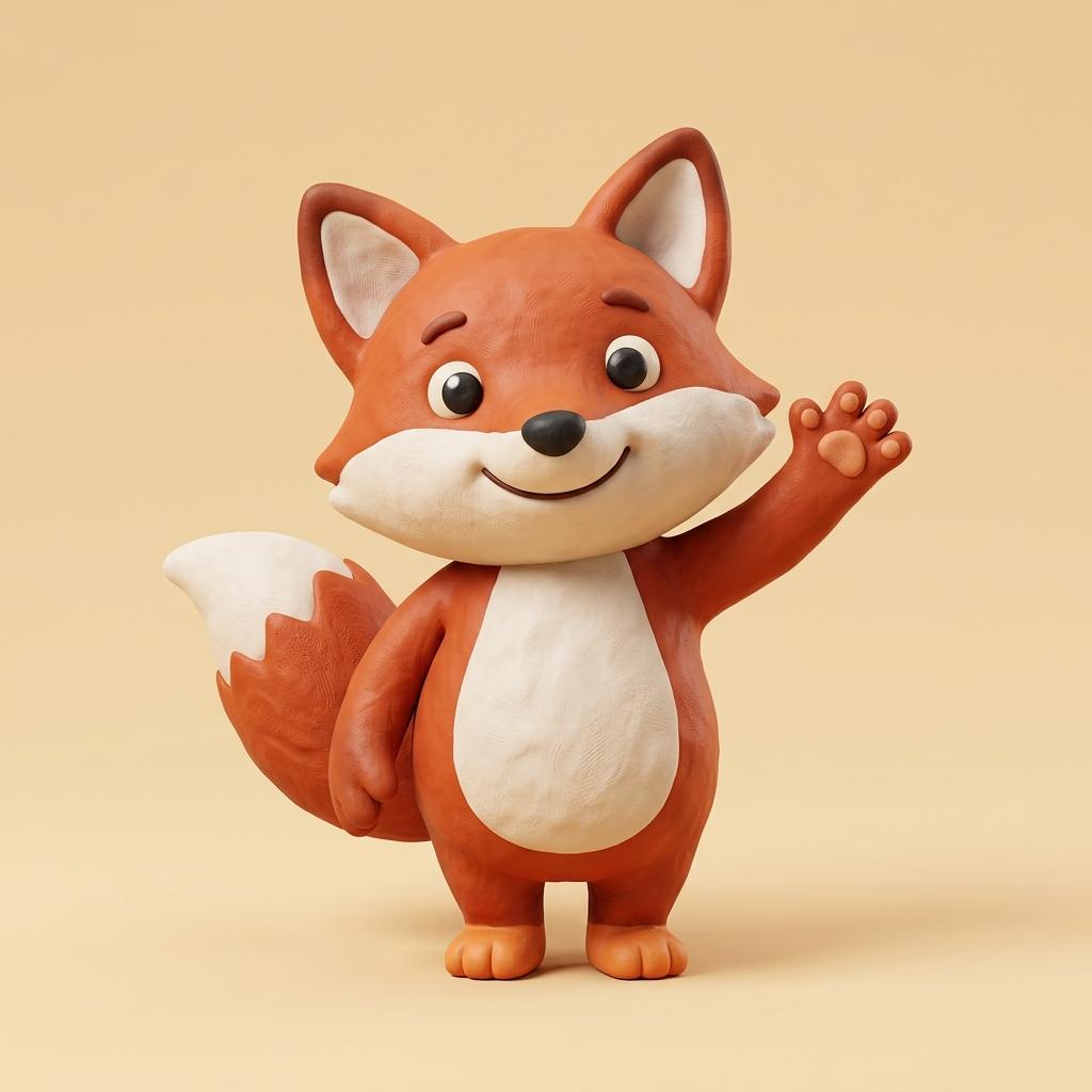 Humi Fox Mascot Logo
